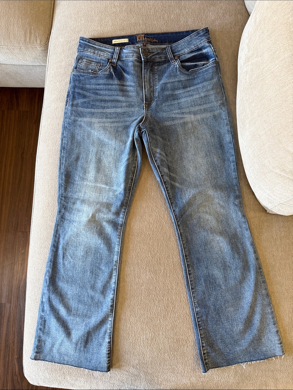 Kut from the Kloth Light Blue Wide Leg Jeans